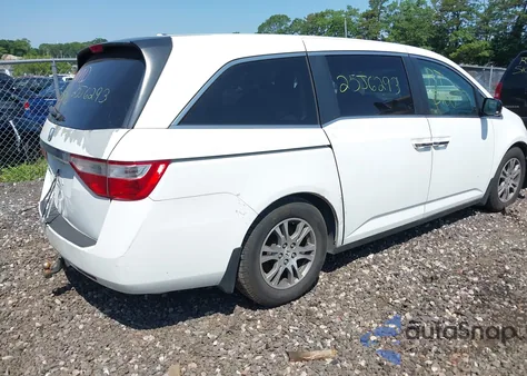 2011 Honda Odyssey Exl z USA, uszkodzony, nr VIN 5FNRL5H63BB076675